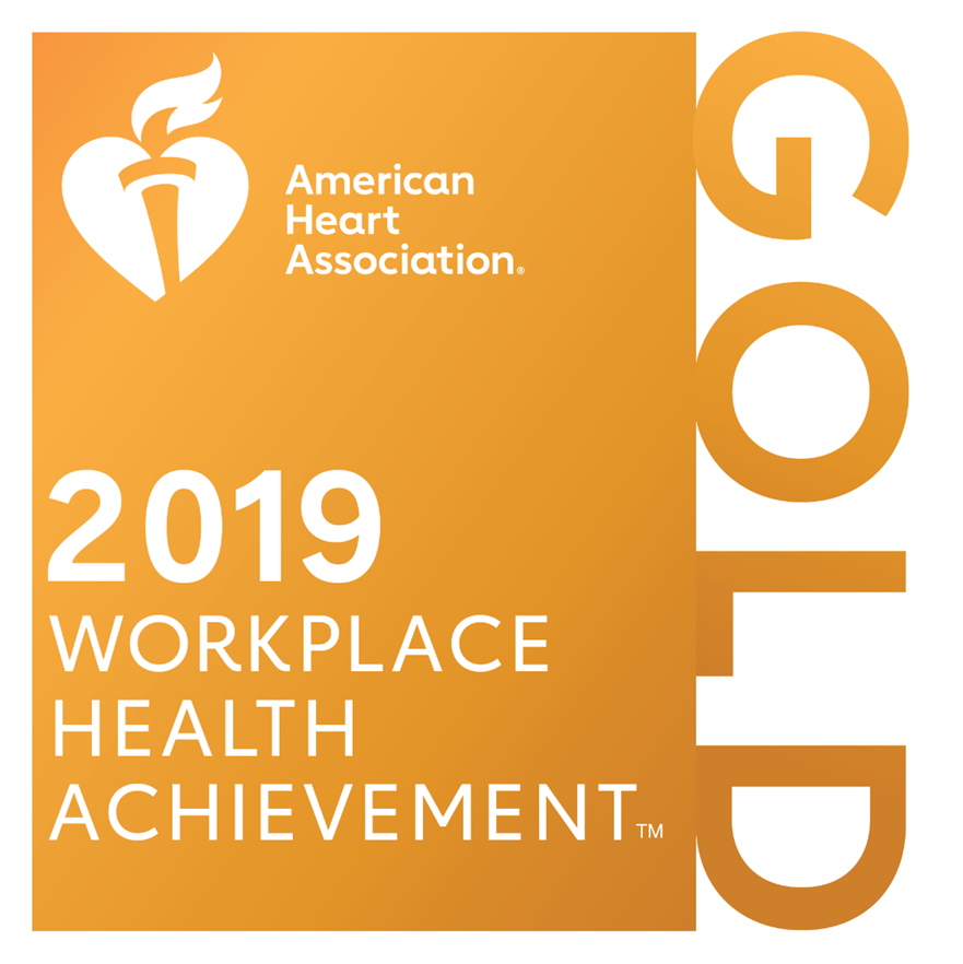 American Heart Association Gold, 2019, Workplace Health Achievement