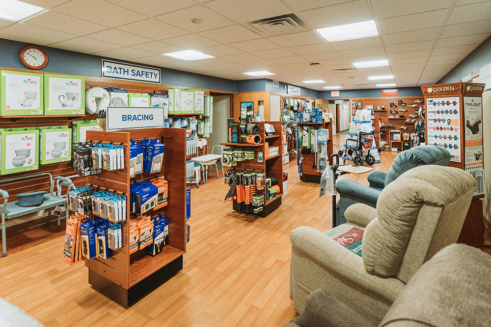 interior of B-Home Wellness and Medical Supplies